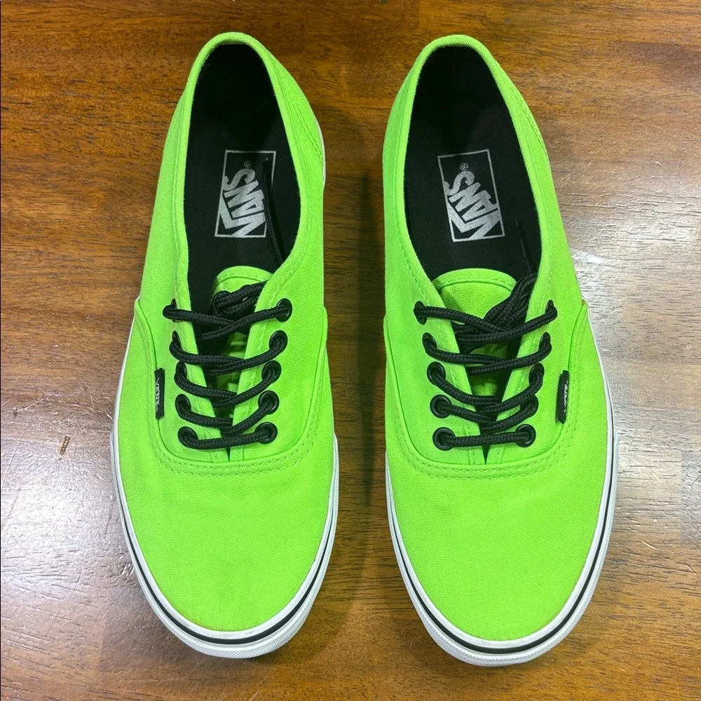 Vans Neon Green Men's Sneakers - Picture 4 of 6